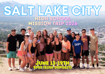 HS Mission Trip to UTAH June 13-19th