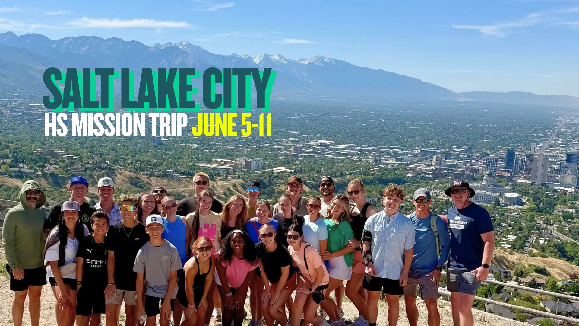 HS Mission Trip to UTAH July 10-16th